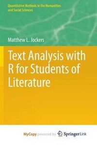 Enlarge image Cover: Text Analysis with R for Students of Literature - Springer