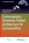 Cover: Contemporary Slovenian Timber Architecture for Sustainability - Springer