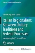 Cover: Italian Regionalism - Springer
