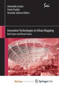 Enlarge image Cover: Innovative Technologies in Urban Mapping - Springer