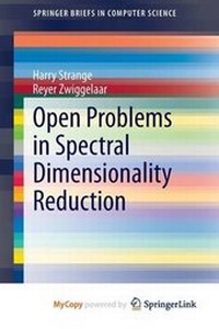 Enlarge image Cover: Open Problems in Spectral Dimensionality Reduction - Springer