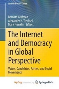 Enlarge image Cover: The Internet and Democracy in Global Perspective - Springer