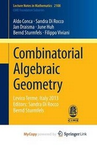 Abbildung von: Combinatorial Algebraic Geometry - Springer