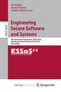 Enlarge image Cover: Engineering Secure Software and Systems - Springer