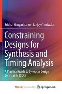 Enlarge image Cover: Constraining Designs for Synthesis and Timing Analysis - Springer