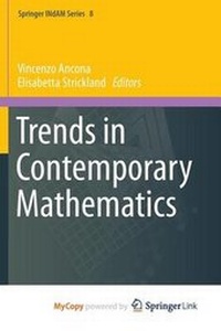 Abbildung von: Trends in Contemporary Mathematics - Springer