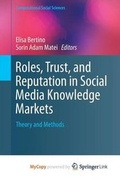 Cover: Roles, Trust, and Reputation in Social Media Knowledge Markets - Springer
