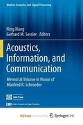 Cover: Acoustics, Information, and Communication - Springer