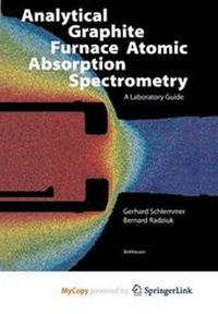 Enlarge image Cover: Analytical Graphite Furnace Atomic Absorption Spectrometry - Birkhauser