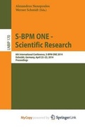 Cover: S-Bpm One -- Scientific Research - Springer