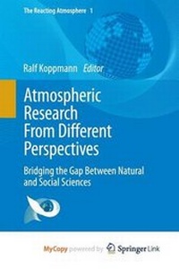 Enlarge image Cover: Atmospheric Research from Different Perspectives - Springer