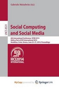 Abbildung von: Social Computing and Social Media - Springer