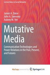 Enlarge image Cover: Mutative Media - Springer