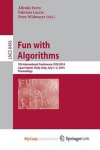 Enlarge image Cover: Fun with Algorithms - Springer