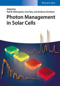 Enlarge image Cover: Photon Management in Solar Cells - Wiley-VCH