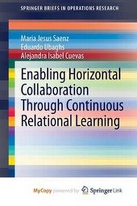Enlarge image Cover: Enabling Horizontal Collaboration Through Continuous Relational Learning - Springer