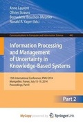 Cover: Information Processing and Management of Uncertainty - Springer