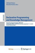 Cover: Declarative Programming and Knowledge Management - Springer