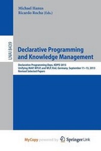 Enlarge image Cover: Declarative Programming and Knowledge Management - Springer