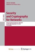 Cover: Security and Cryptography for Networks - Springer