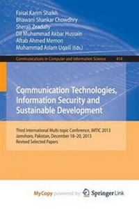 Enlarge image Cover: Communication Technologies, Information Security and Sustainable Development - Springer