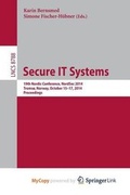 Cover: Secure It Systems - Springer