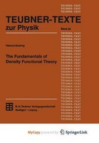 Enlarge image Cover: The Fundamentals of Density Functional Theory - Vieweg+teubner Verlag