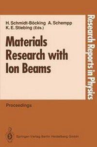 Abbildung von: Materials Research with Ion Beams - Springer