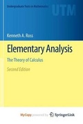 Cover: Elementary Analysis - Springer
