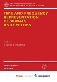 Enlarge image Cover: Time and Frequency Representation of Signals and Systems - Springer