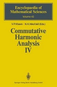 Enlarge image Cover: Commutative Harmonic Analysis IV - Springer