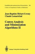Cover: Convex Analysis and Minimization Algorithms II - Springer