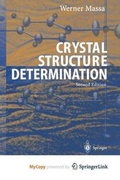 Cover: Crystal Structure Determination - Springer