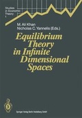 Cover: Equilibrium Theory in Infinite Dimensional Spaces - Springer