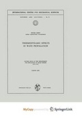 Cover: Thermodynamic Effects in Wave Propagation - Springer