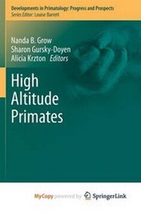 Enlarge image Cover: High Altitude Primates - Springer