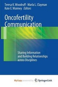 Enlarge image Cover: Oncofertility Communication - Springer