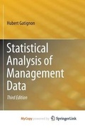 Cover: Statistical Analysis of Management Data - Springer