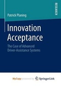Cover: Innovation Acceptance - Springer