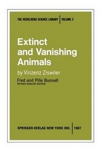 Enlarge image Cover: Extinct and Vanishing Animals - Springer