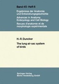 Cover: The Lung Air Sac System of Birds. - Springer