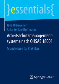 Abbildung von: Arbeitsschutzmanagementsysteme nach OHSAS 18001 - Springer Gabler