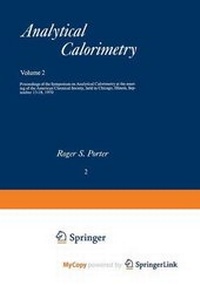 Enlarge image Cover: Analytical Calorimetry - Springer