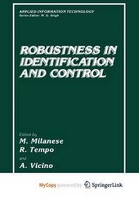 Enlarge image Cover: Robustness in Identification and Control - Springer