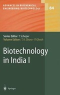 Cover: Biotechnology in India I - Springer
