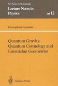 Cover: Quantum Gravity, Quantum Cosmology and Lorentzian Geometries - Springer