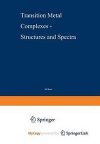 Enlarge image Cover: Transition Metal Complexes - Structures and Spectra - Springer
