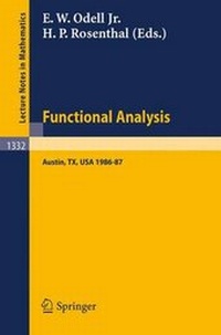 Enlarge image Cover: Functional Analysis - Springer
