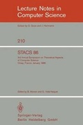 Cover: Stacs 86 - Springer