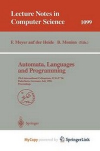 Enlarge image Cover: Automata, Languages and Programming - Springer
